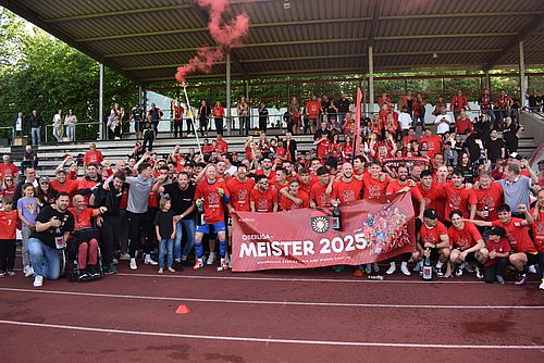 The SG is the 2024/25 Oberliga BW champion! Big championship celebration ...
